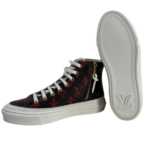Louis Vuitton Catogram Stellar Sneaker Boots – Marron Monogram Canvas  Cat/Dog - Picture 5 of 7
